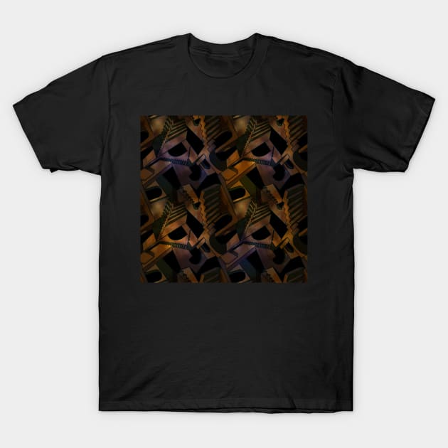 Escher-like Stairs T-Shirt by sandpaperdaisy